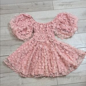 Pink Flowy girly fairy dress